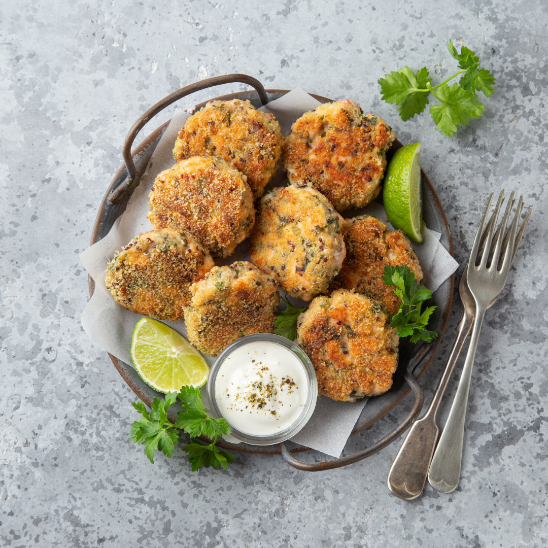 Baked Salmon Veggie Patties