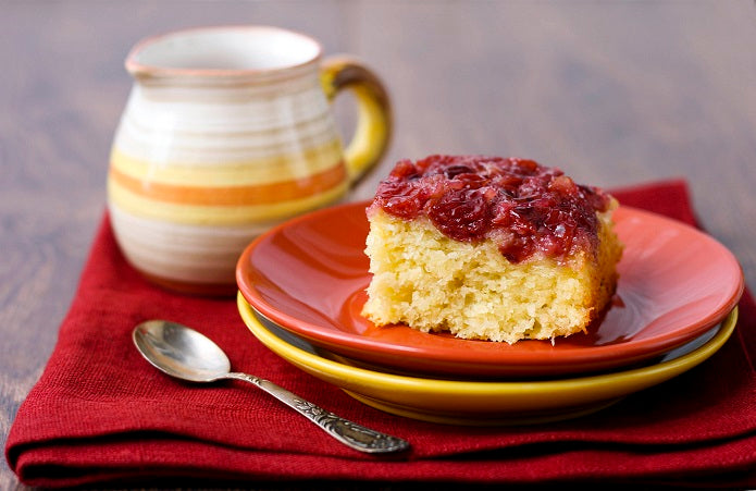 Lingonberry & Sweet Cherry Upsidedown Cake