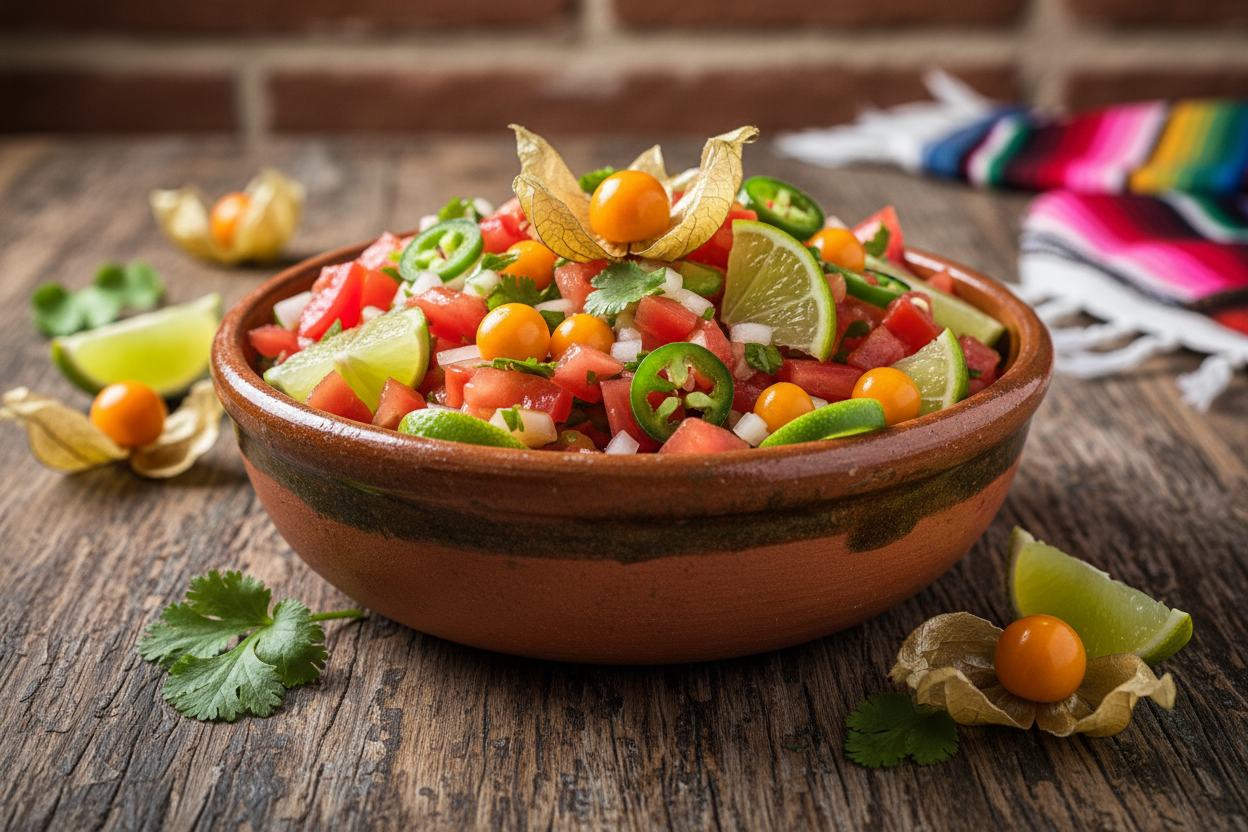 Pico de Gallo with Goldenberries