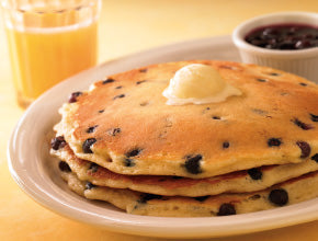 Wild Blue Huckleberry Pancakes