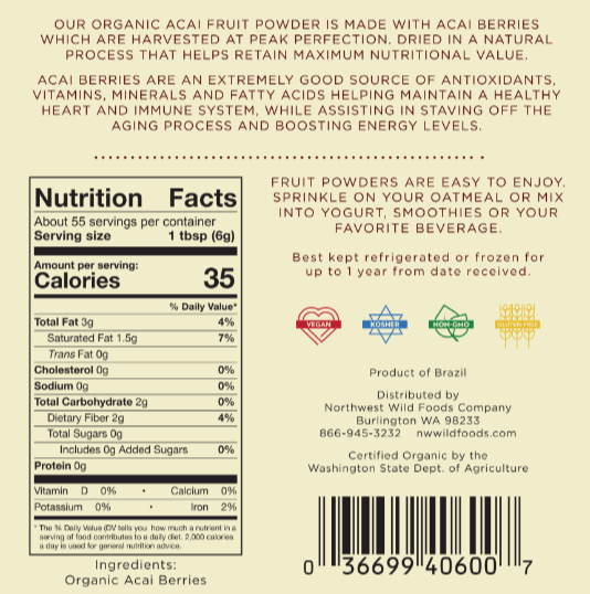 Organic Acai Powder