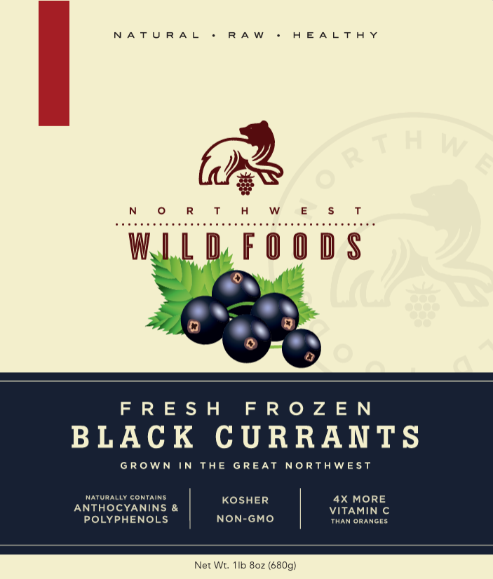 Fresh Frozen Washington Black Currants