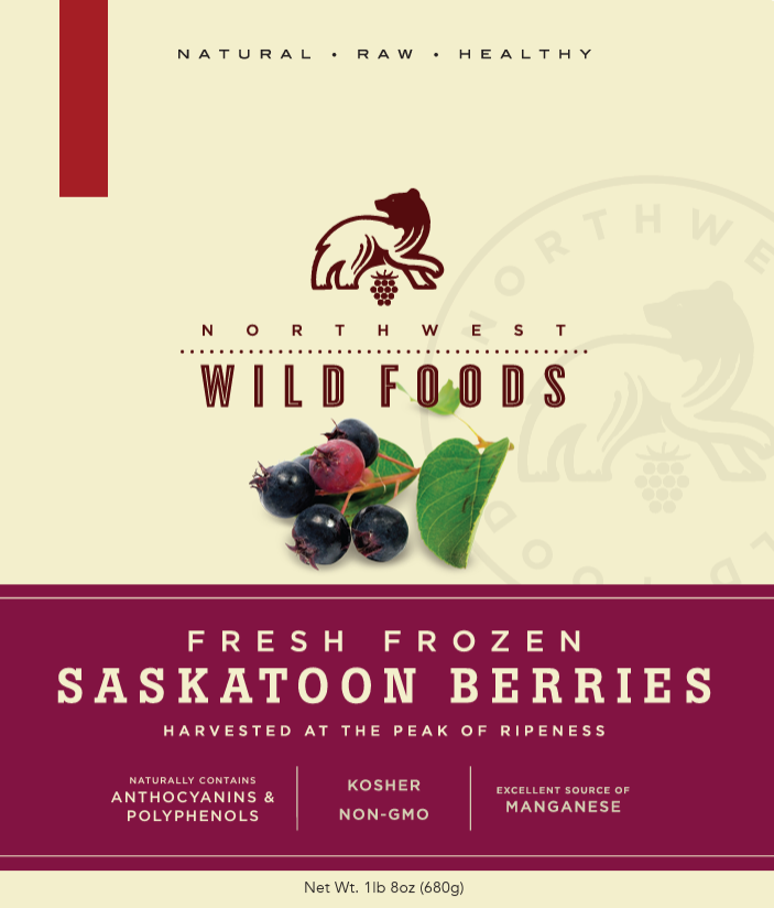Fresh Frozen Saskatoon Berries