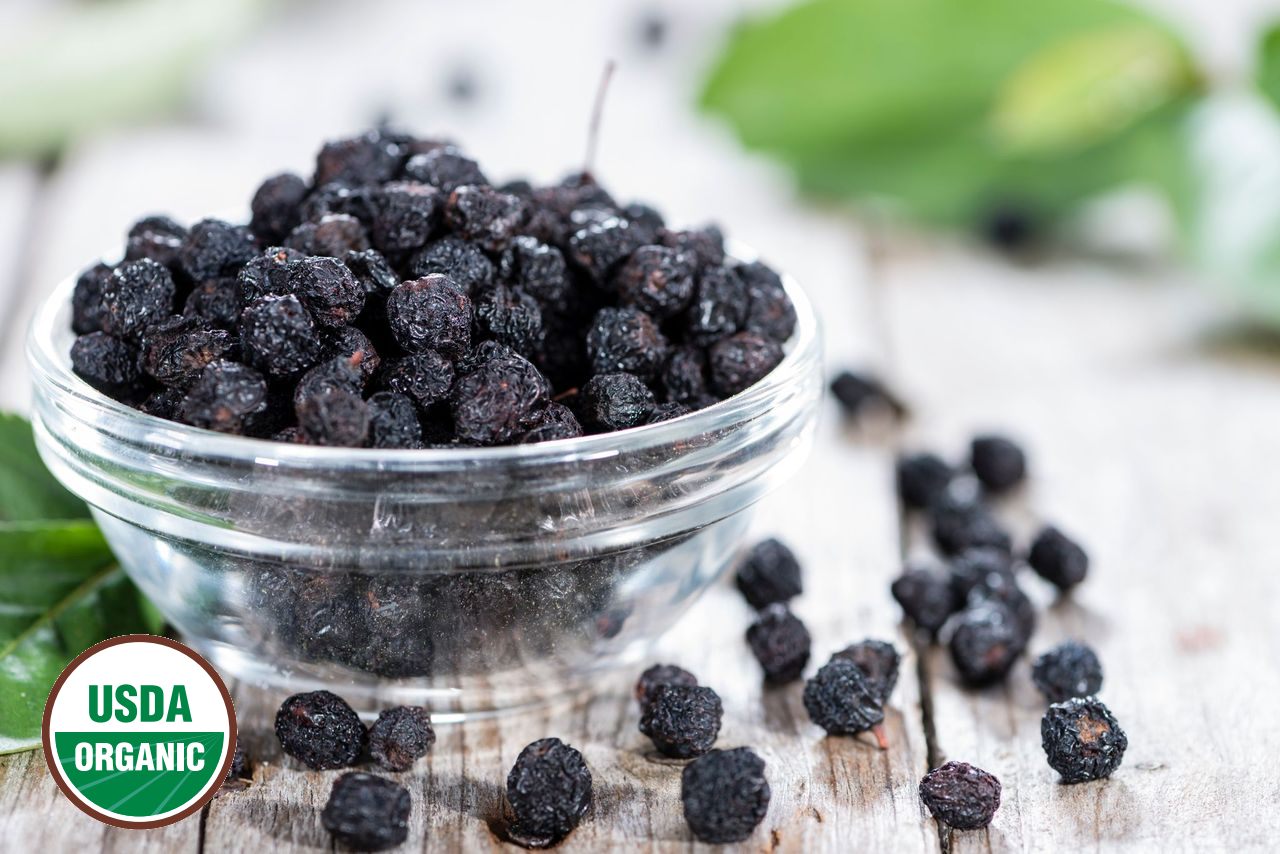 Dried Organic Aronia Berries