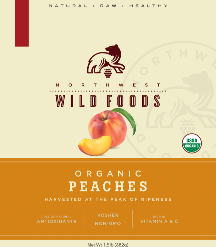 Fresh Frozen Organic Peaches