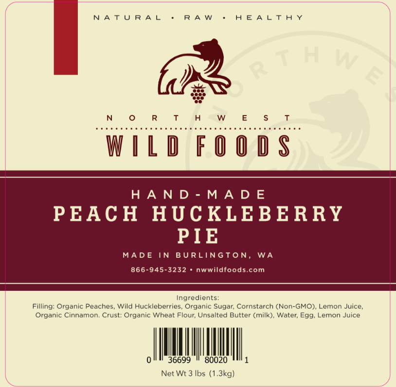 Peach Huckleberry Pie