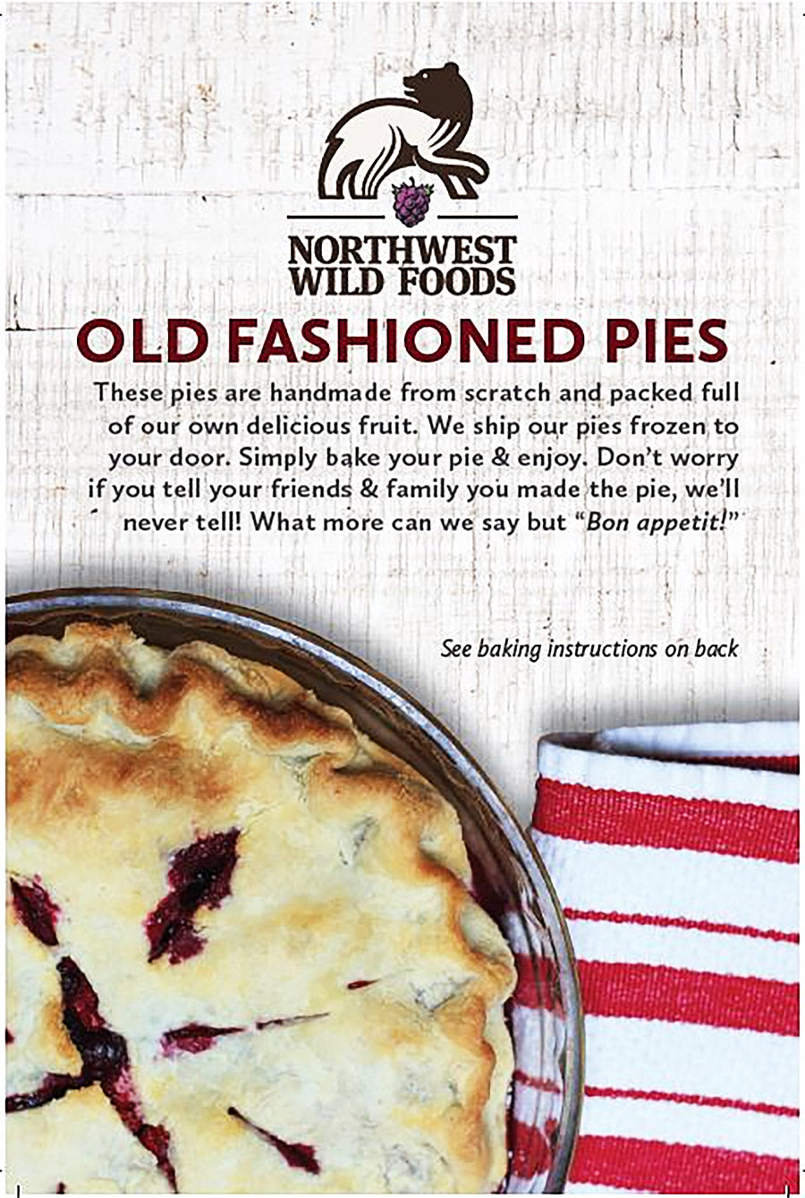 Wild Huckleberry Pie