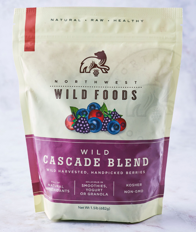 Fresh Frozen Wild Cascade Berry Blend