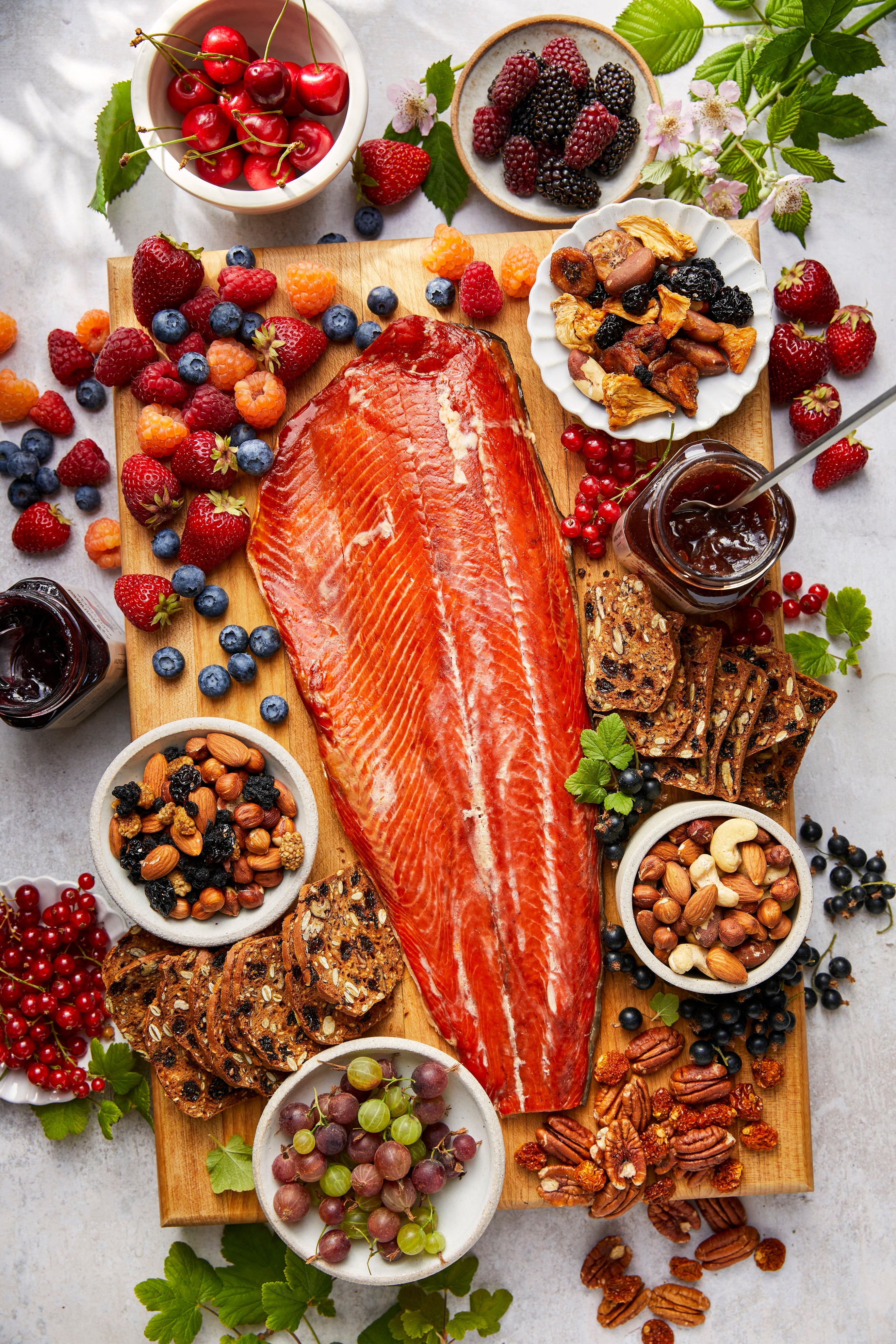 Wild Smoked Copper River Sockeye Salmon Fillet