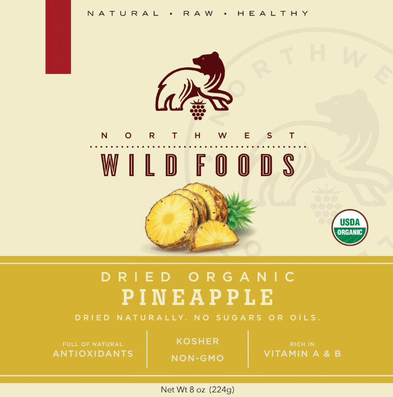 Dried Organic Pineapple