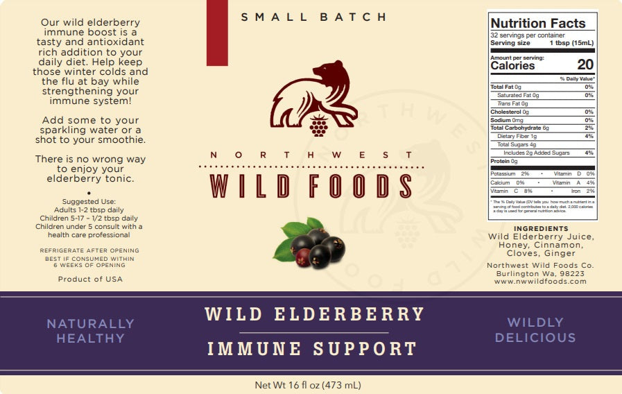 Wild Elderberry Tonic