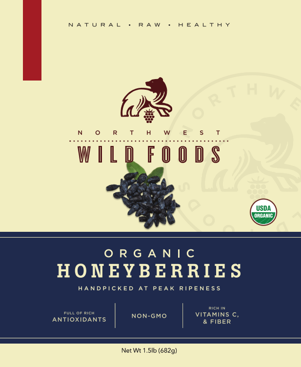 Fresh Frozen Organic Honeyberries