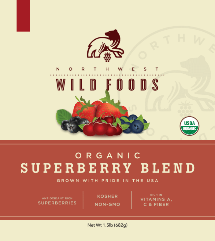 Fresh Frozen Organic Superberry Blend