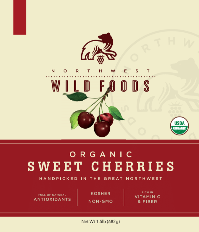 Fresh Frozen Organic Sweet Cherries