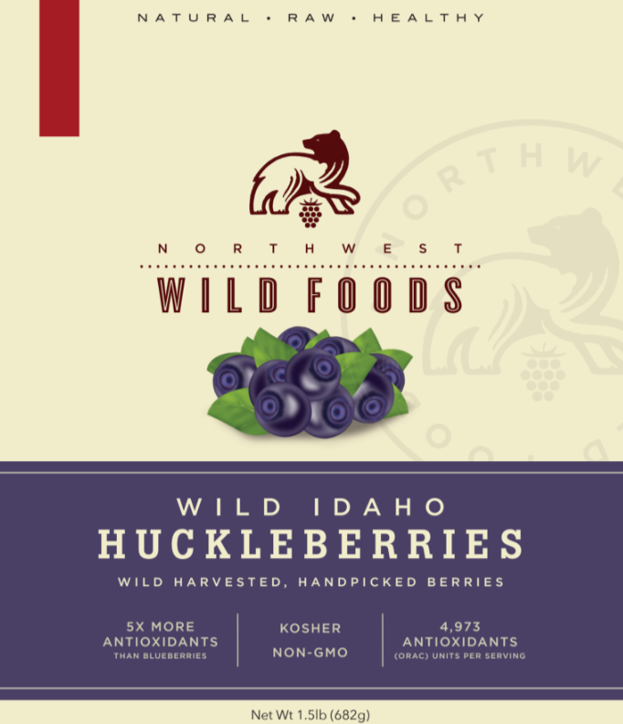 Fresh Frozen Idaho Huckleberries
