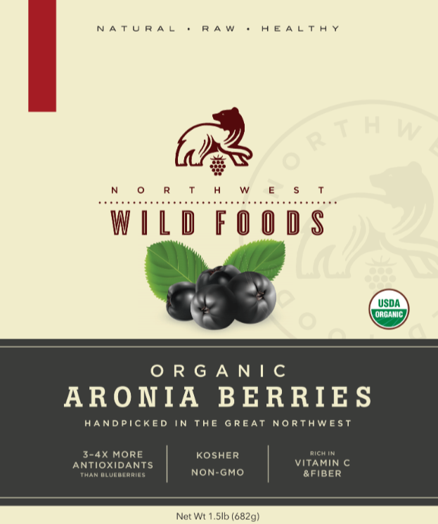 Fresh Frozen Organic Aronia Berries