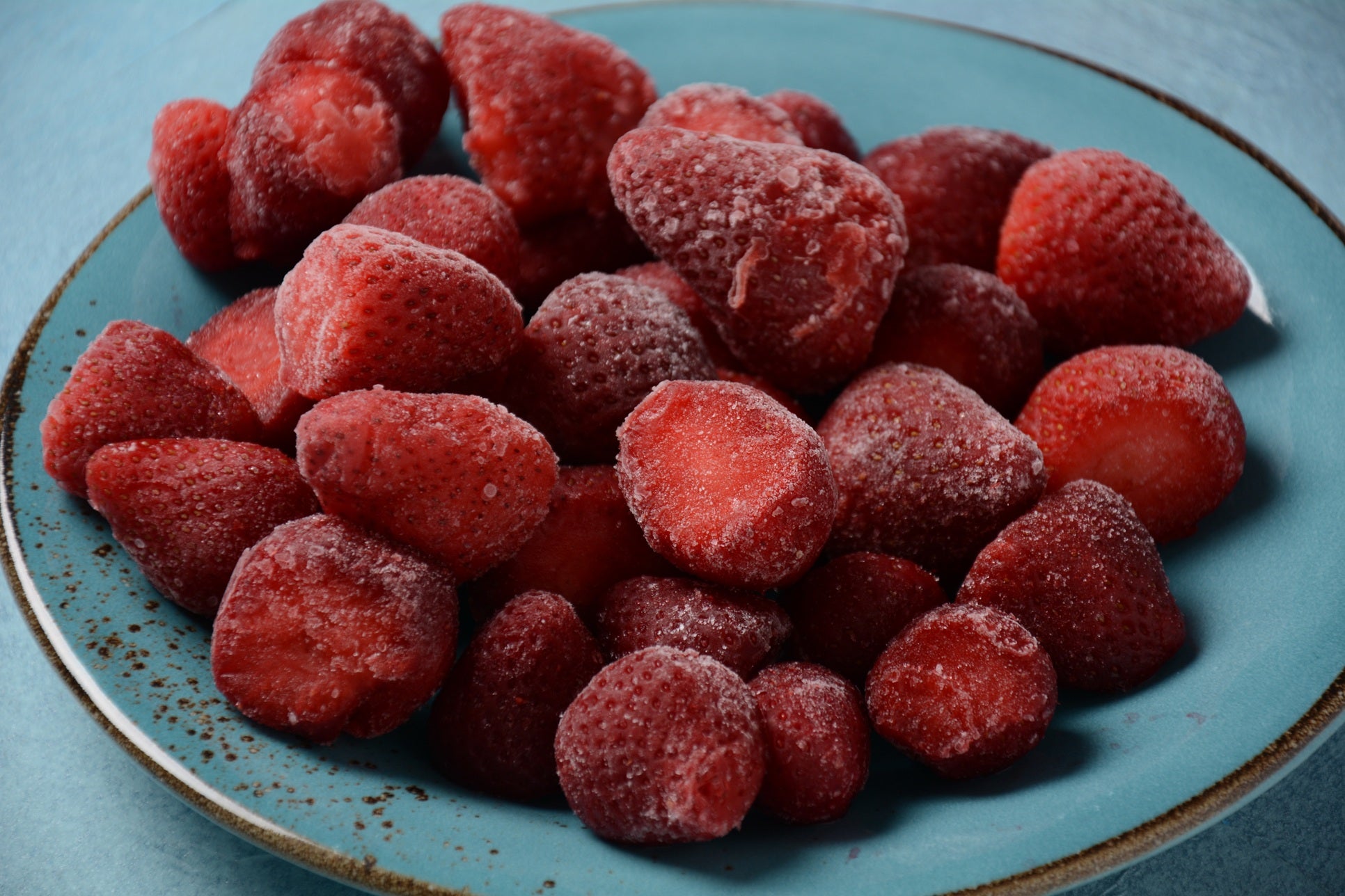 Fresh Frozen Organic Heirloom Strawberries