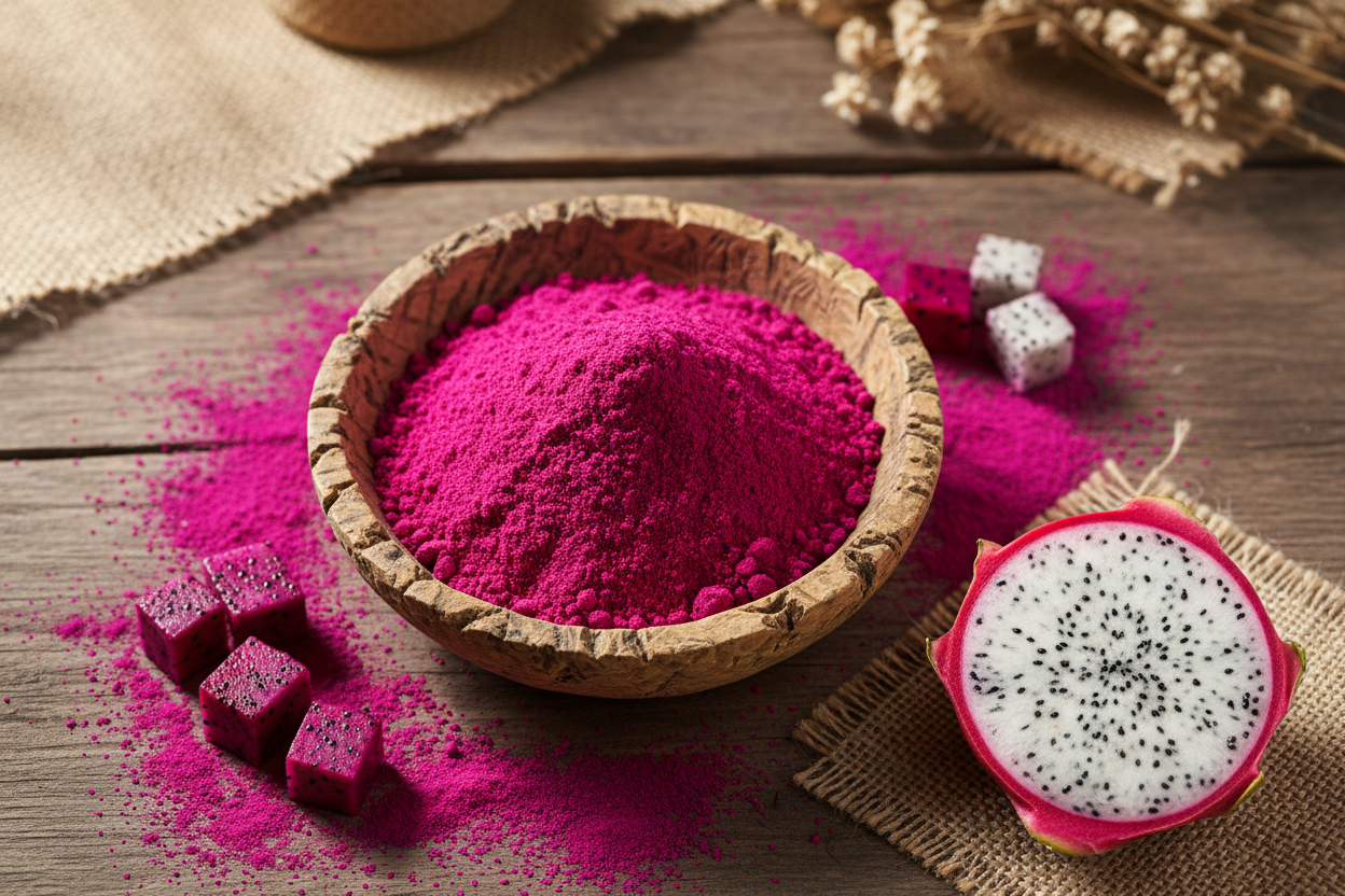 rustic dragon fruit powder