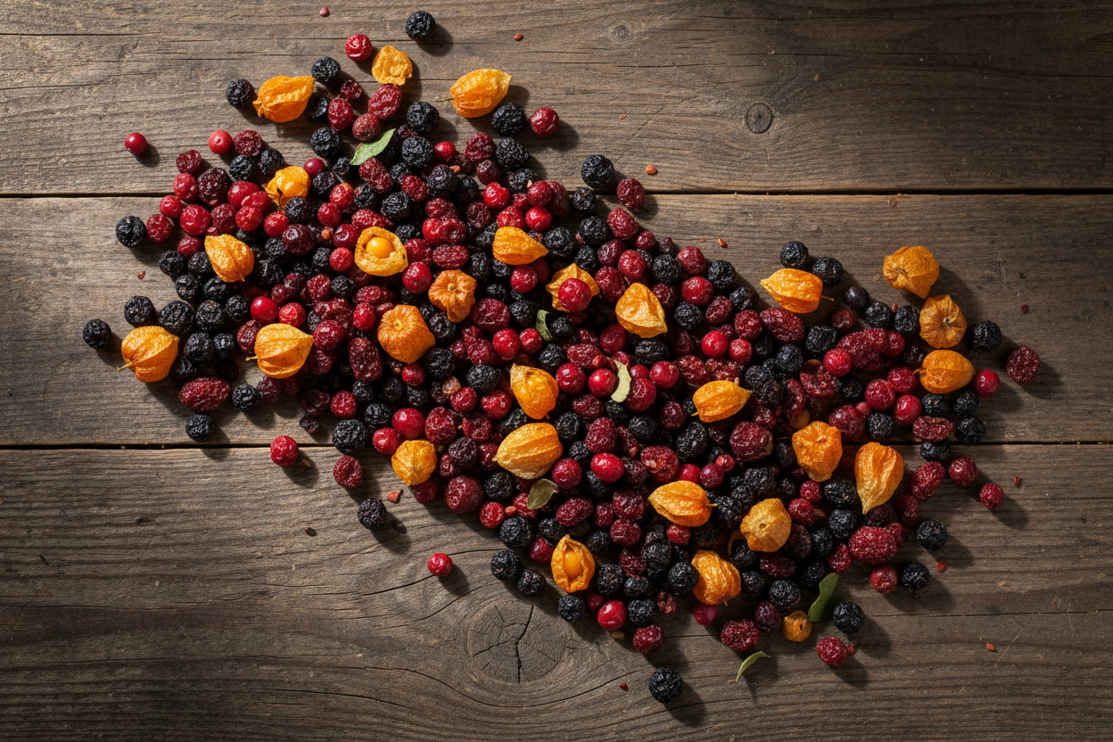 Dried Organic Aronia Berries