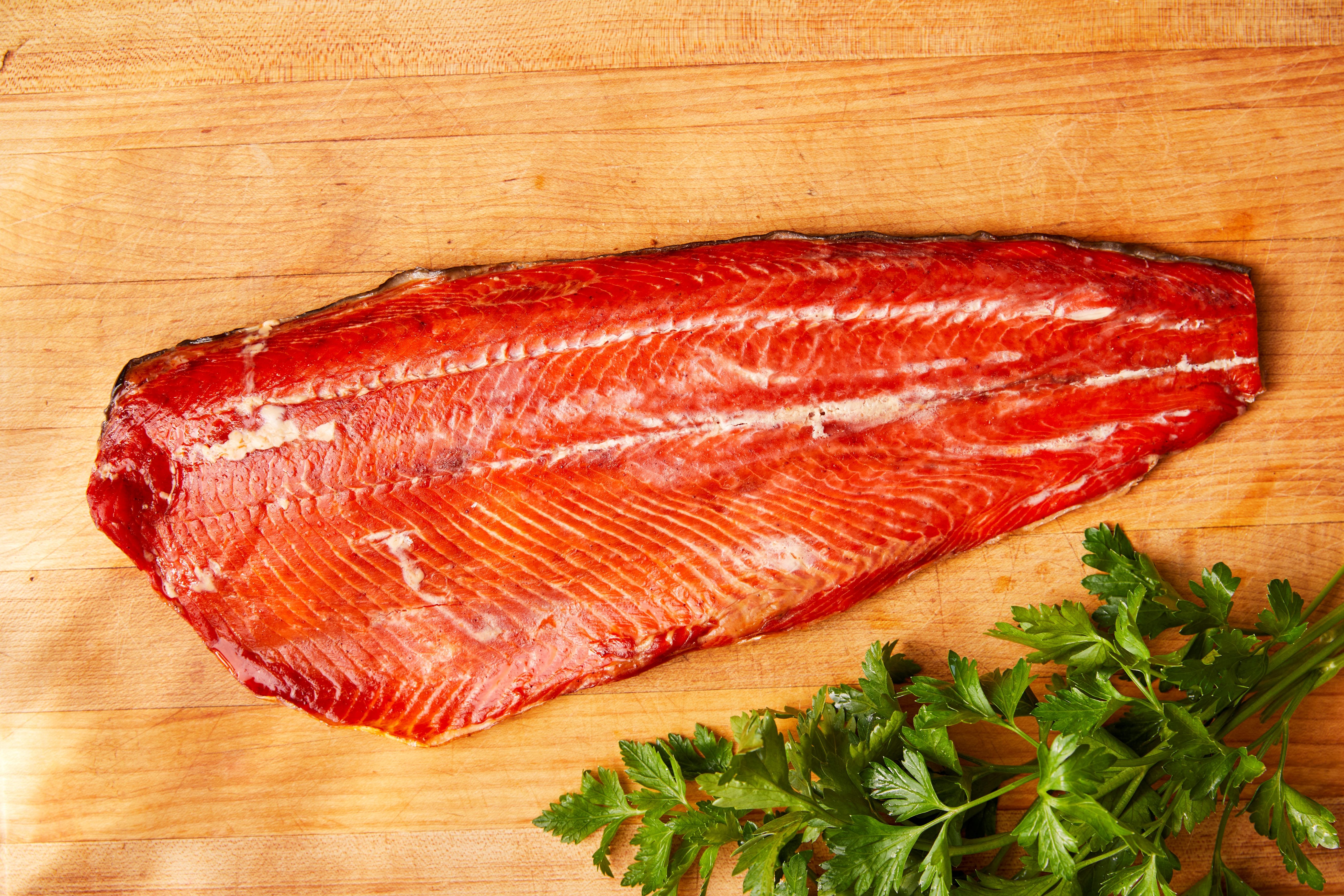 Wild Smoked Copper River Sockeye Salmon Fillet