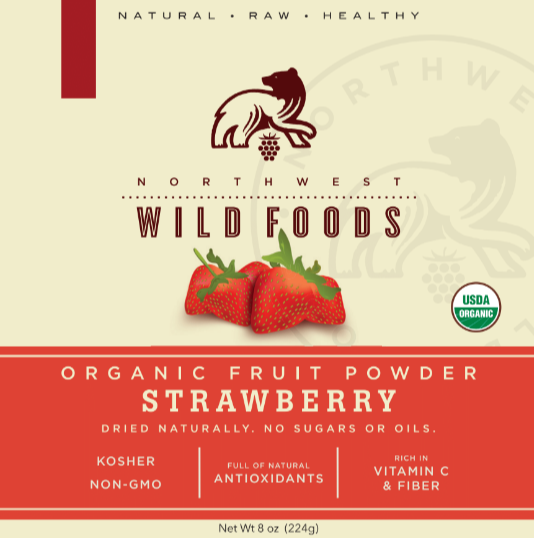 Organic Strawberry Fruit Powder