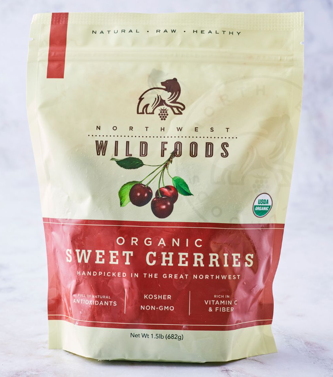 Fresh Frozen Organic Sweet Cherries