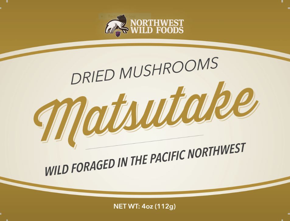 dried matsutake mushrooms