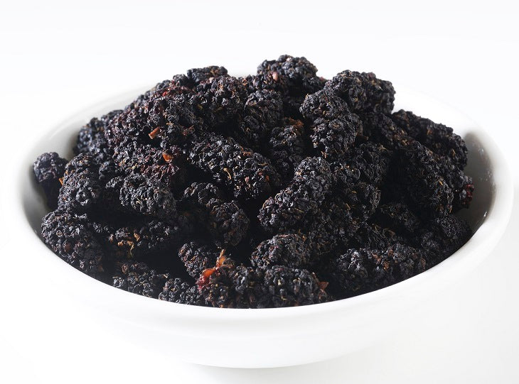 Dried Organic Black Mulberries