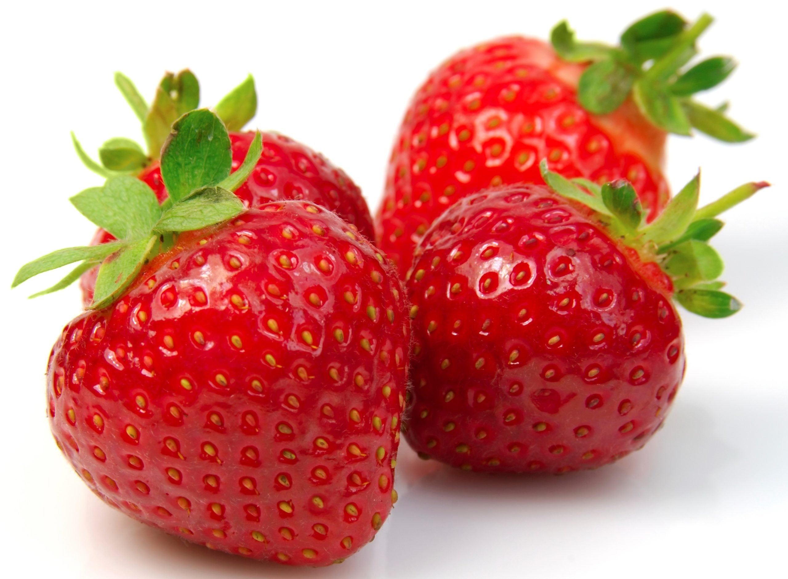 Fresh frozen organic heirloom strawberries