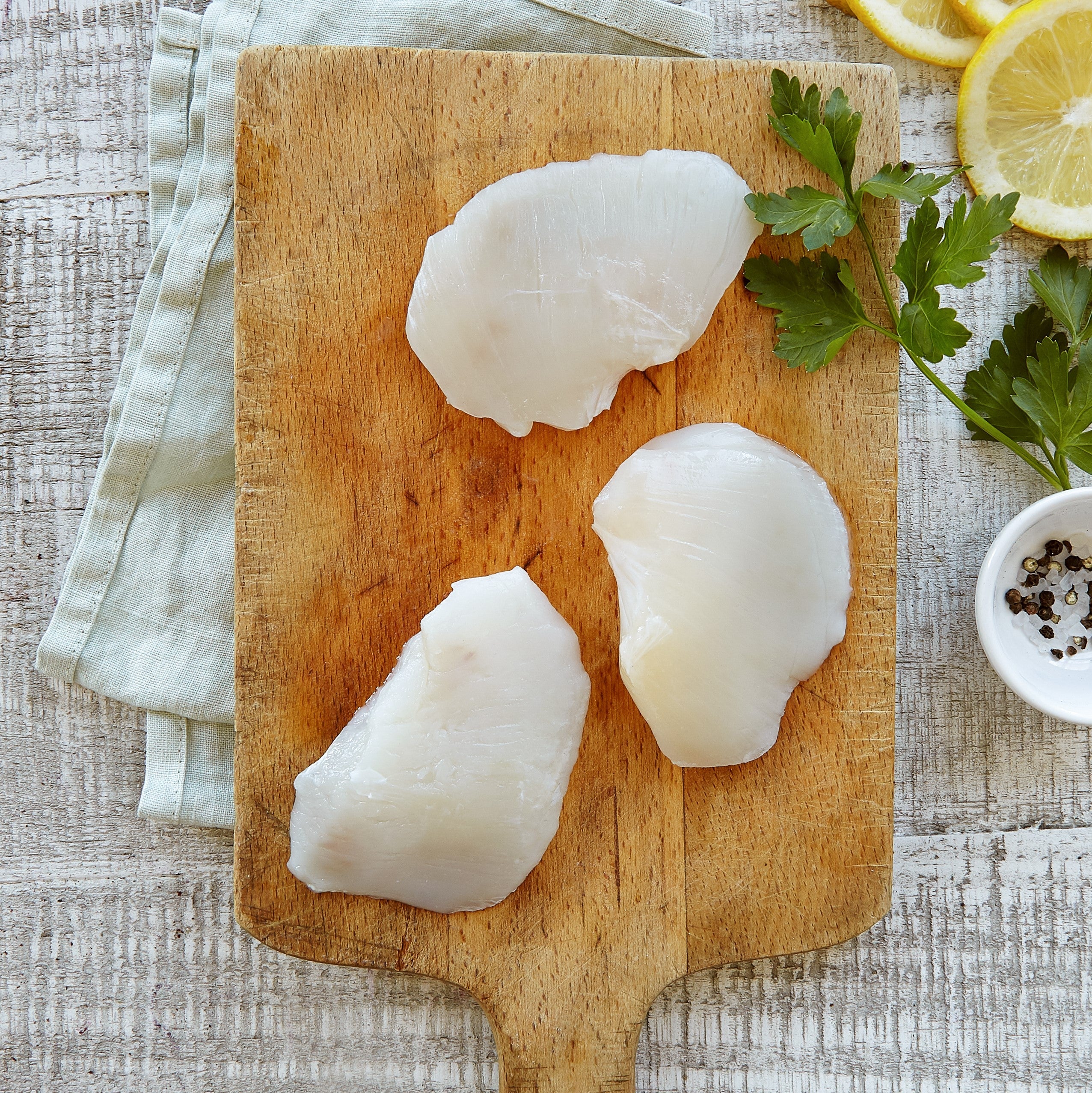 Halibut Cheeks a la Meuniere