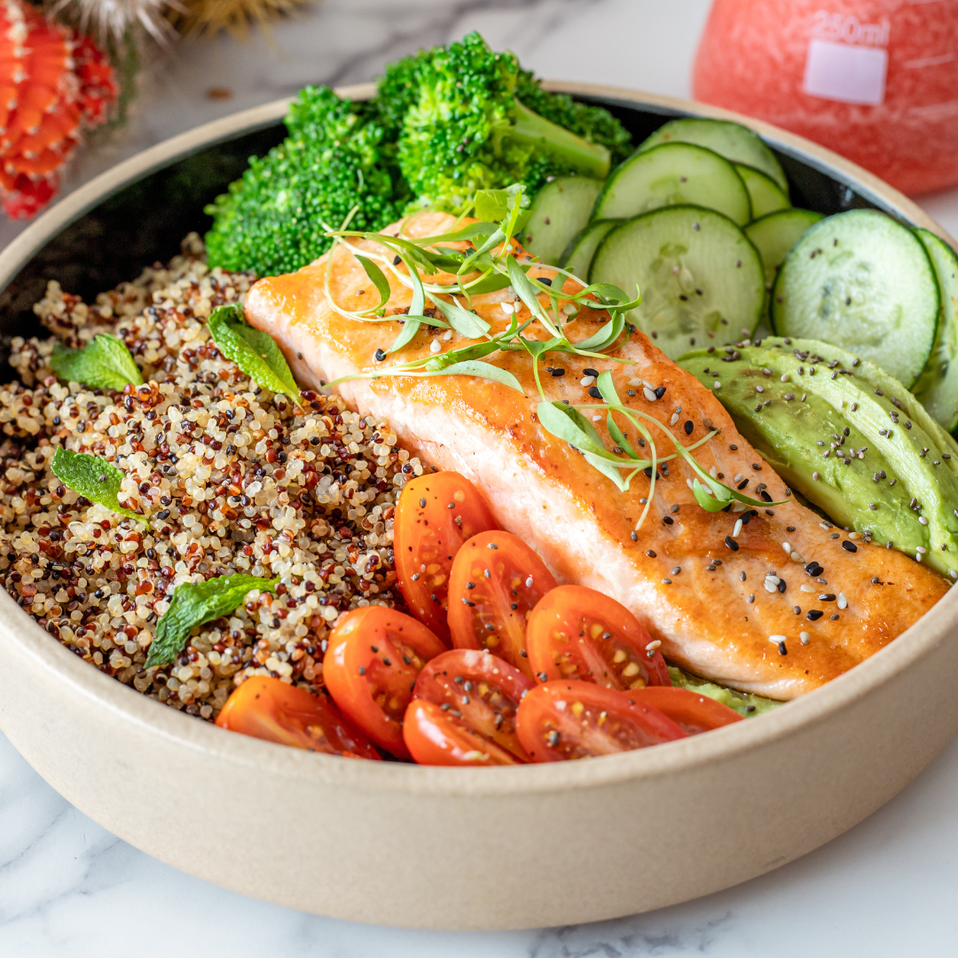 King Salmon Quinoa Power Bowl
