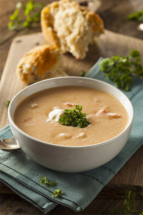 Butternut Wild Leek Bisque