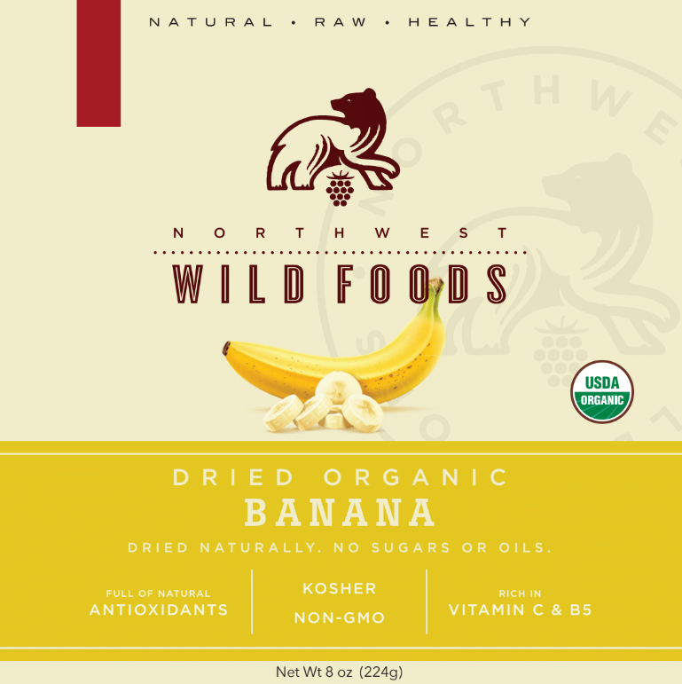 Dried Organic Banana