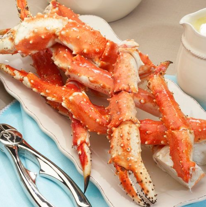 Wild Jumbo Red King Crab Legs