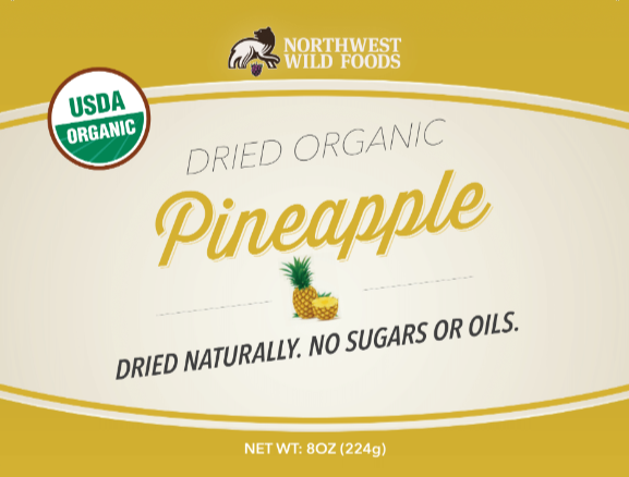 Dried Organic Pineapple