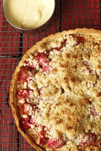 Raspberry Rhubarb Crumble