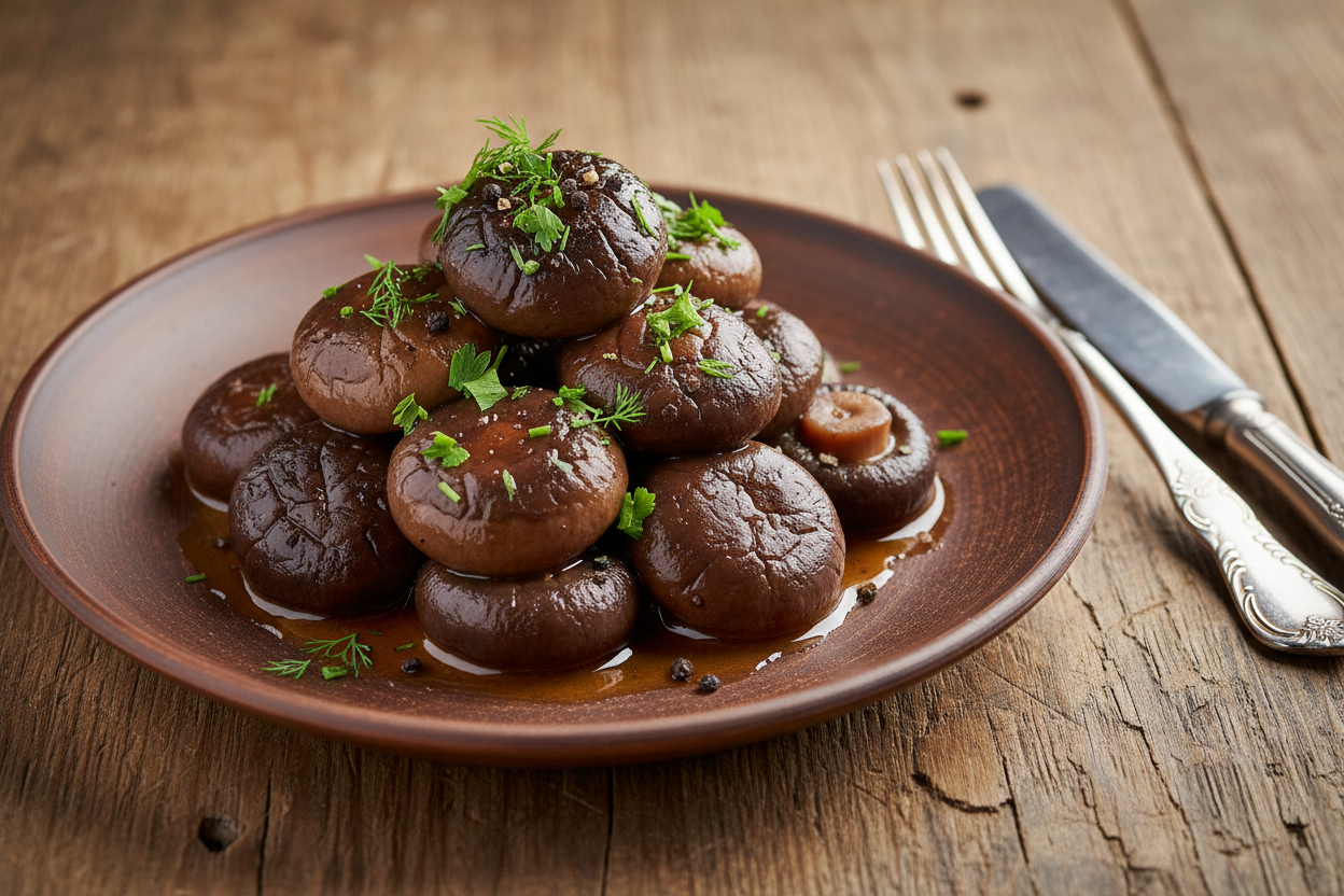 Pickled Shiitake Mushrooms