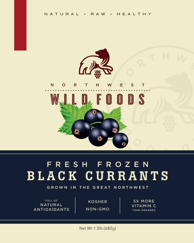 Fresh Frozen Washington Black Currants