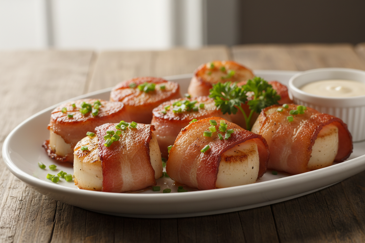 Bacon Wrapped Scallops