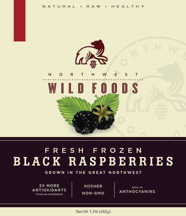 Fresh Frozen Black Raspberries
