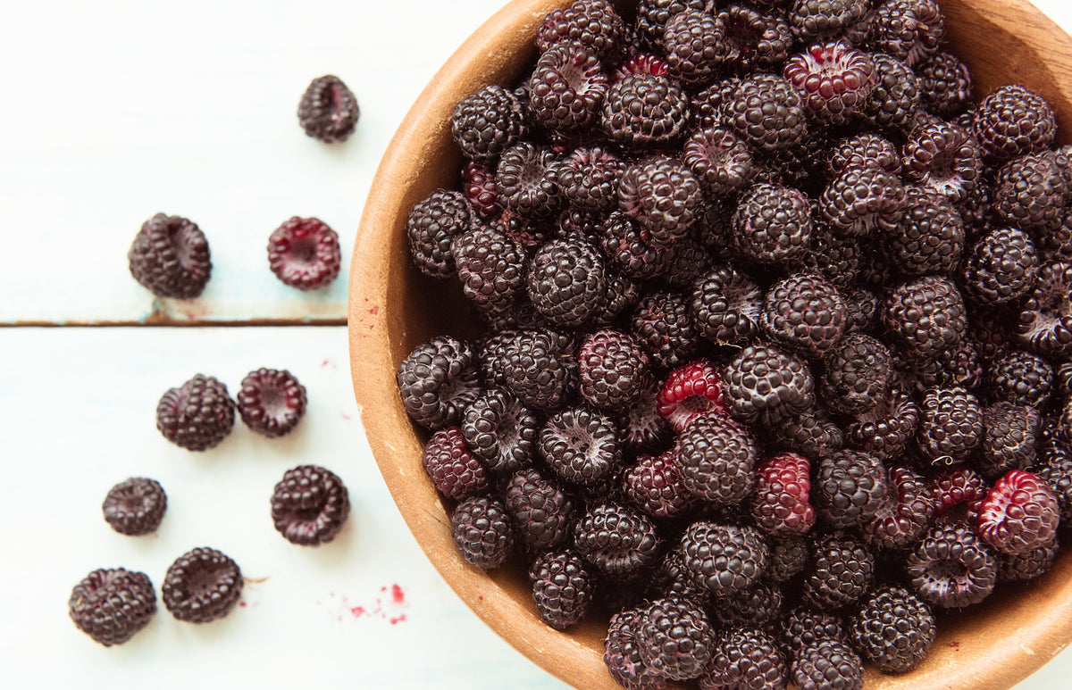 Fresh Frozen Black Raspberries