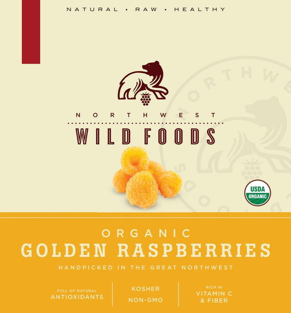 Golden Raspberry Food Fresh Frozen Organic Golden Raspberries