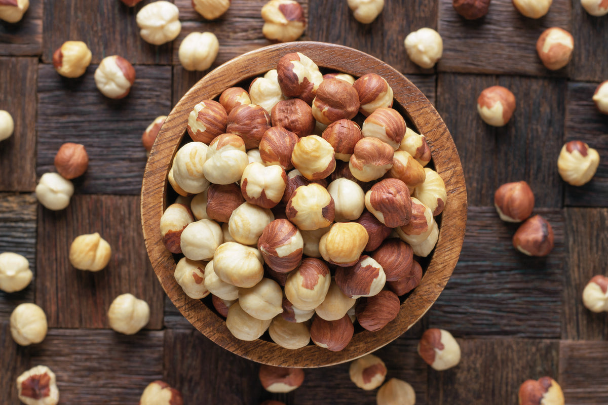 Raw Organic Hazelnuts
