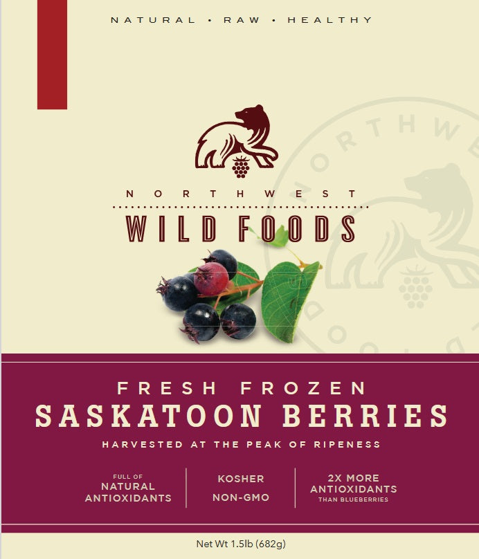Fresh Frozen Saskatoon Berries