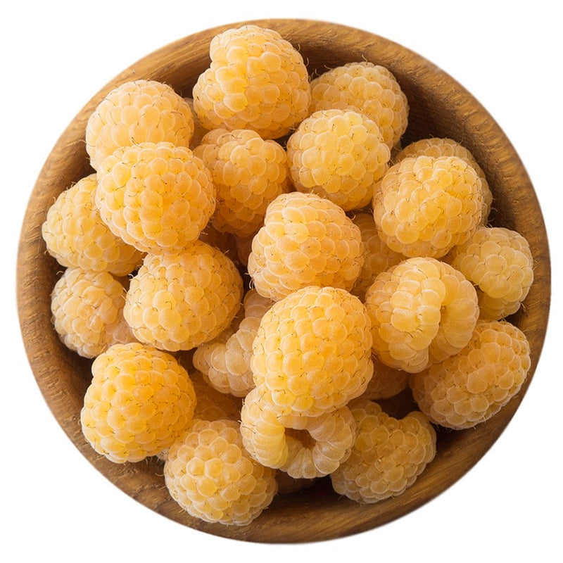 Organic golden raspberries from AG Berry Farm