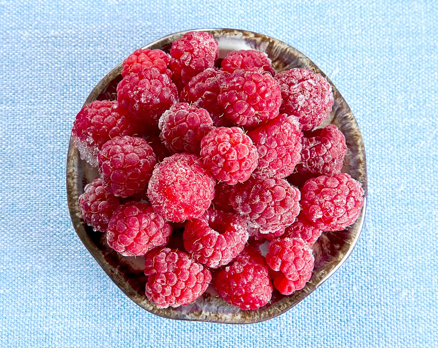 Fresh Frozen Organic Heirloom Raspberries