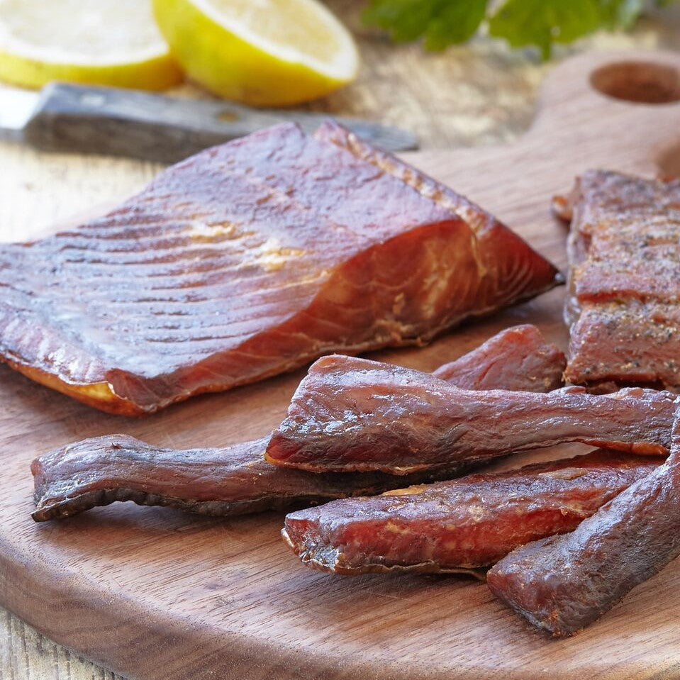 Smoked salmon sampler